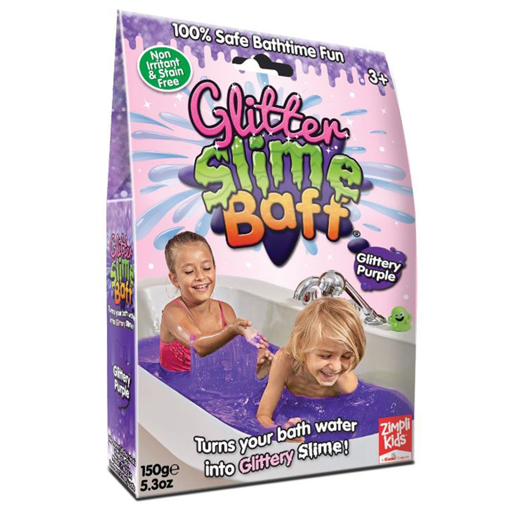 Zimpli Kids - Glitter Slime Baff 150g - Purple