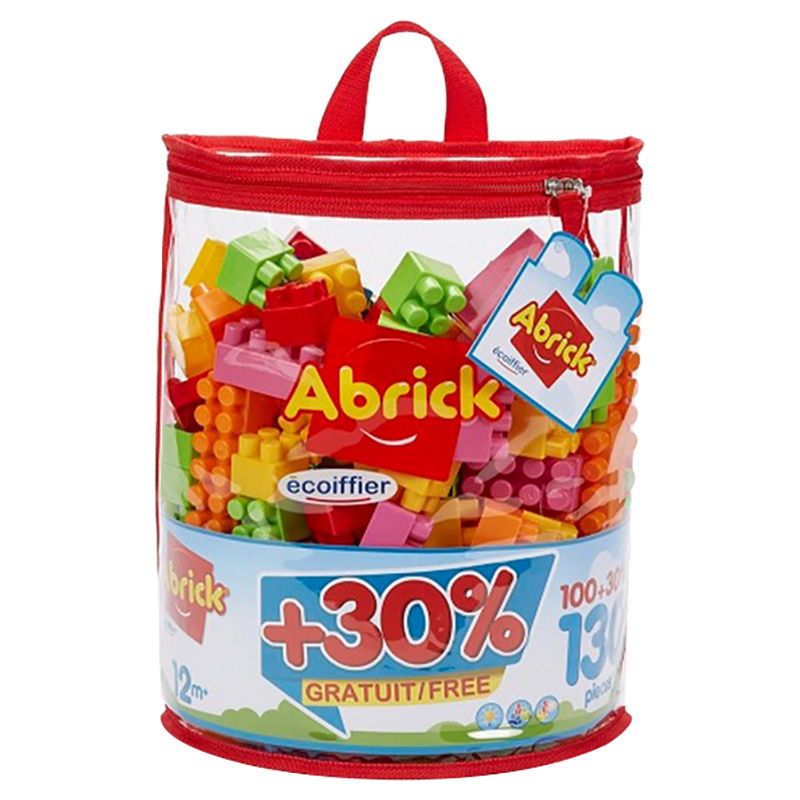 إكوويفر - شنطة مكعبات التركيب - 130 قطعة