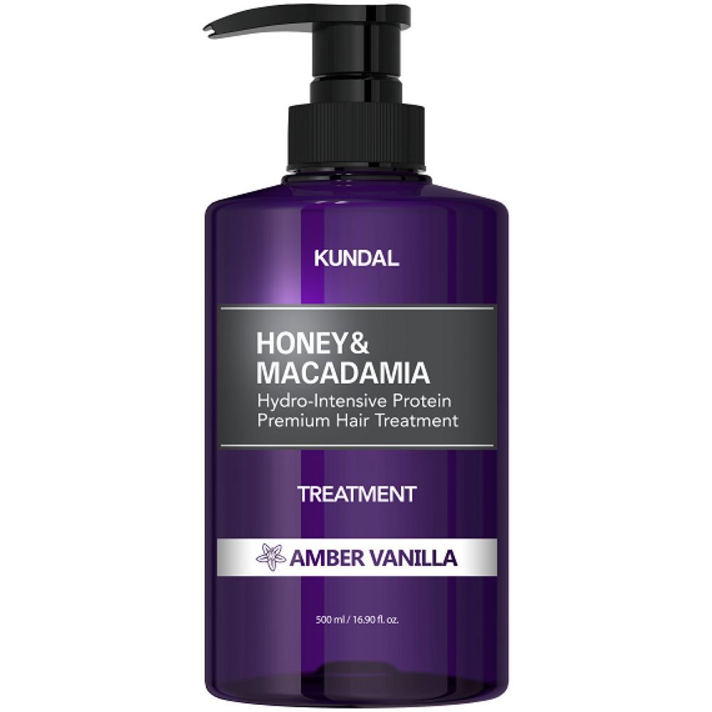 Kundal - Honey and Macadamia Hydro-Intensive Protein Premium Hair Treatment Amber Vanilla 500ml