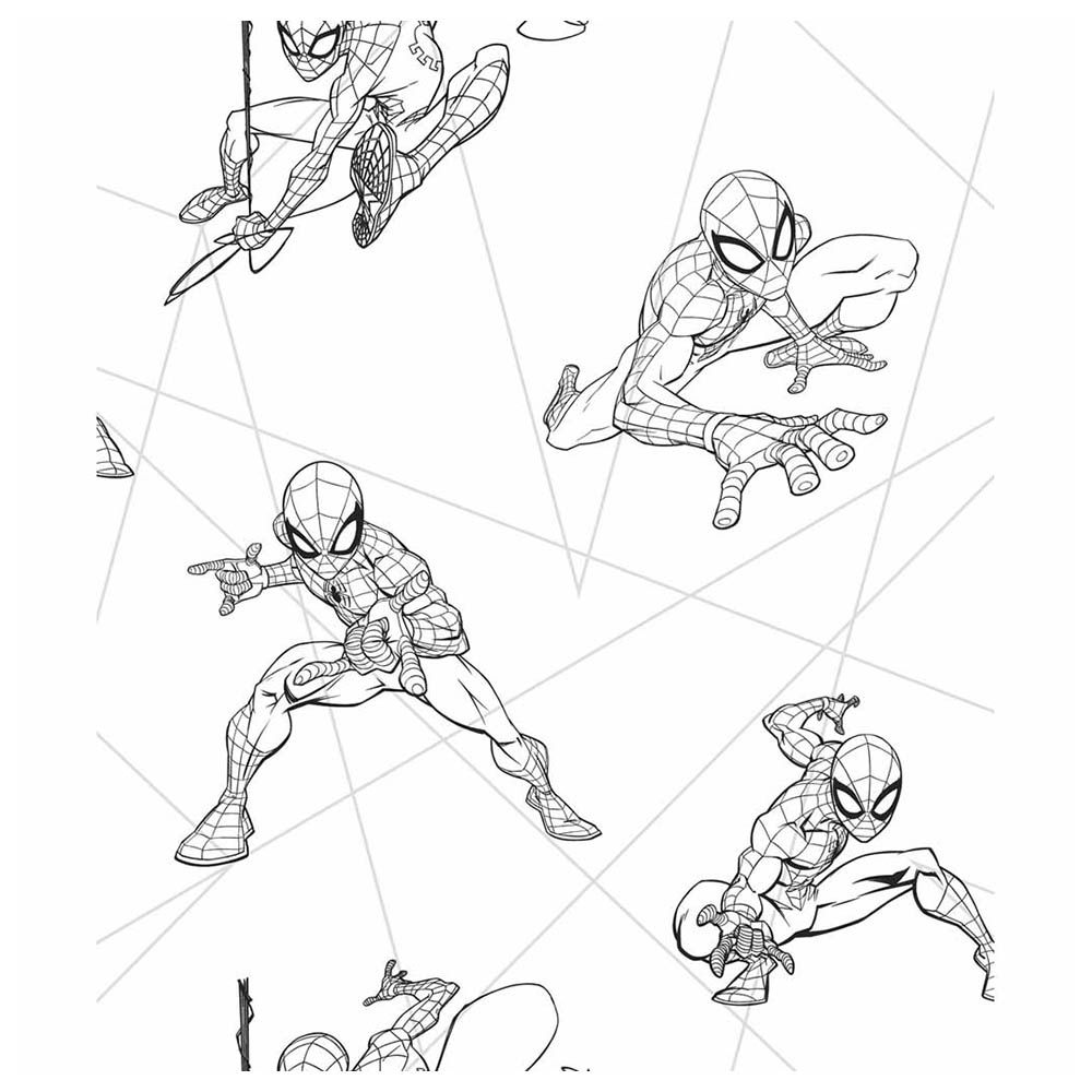 Spiderman - Fracture Wallpaper - Black