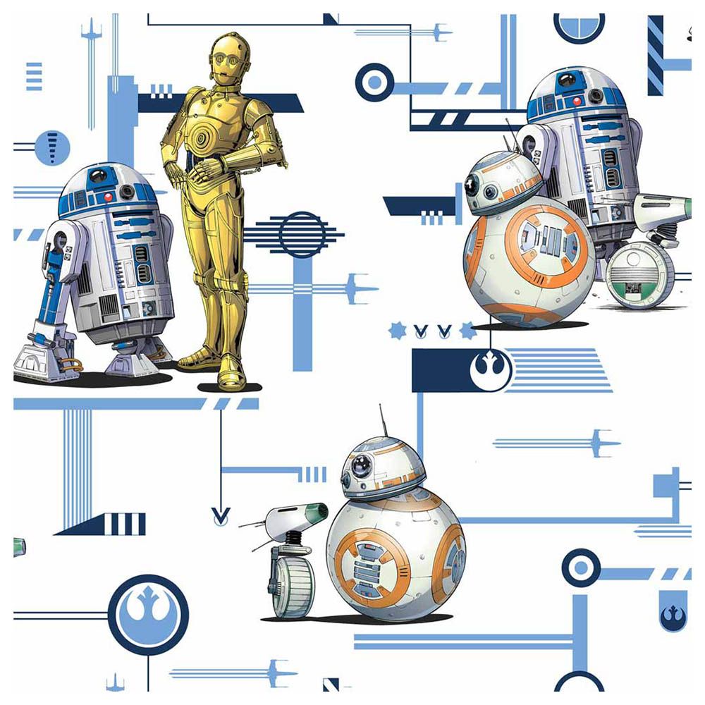 Star Wars - The Rise of Skywalker, Droids! Wallpaper - Blue