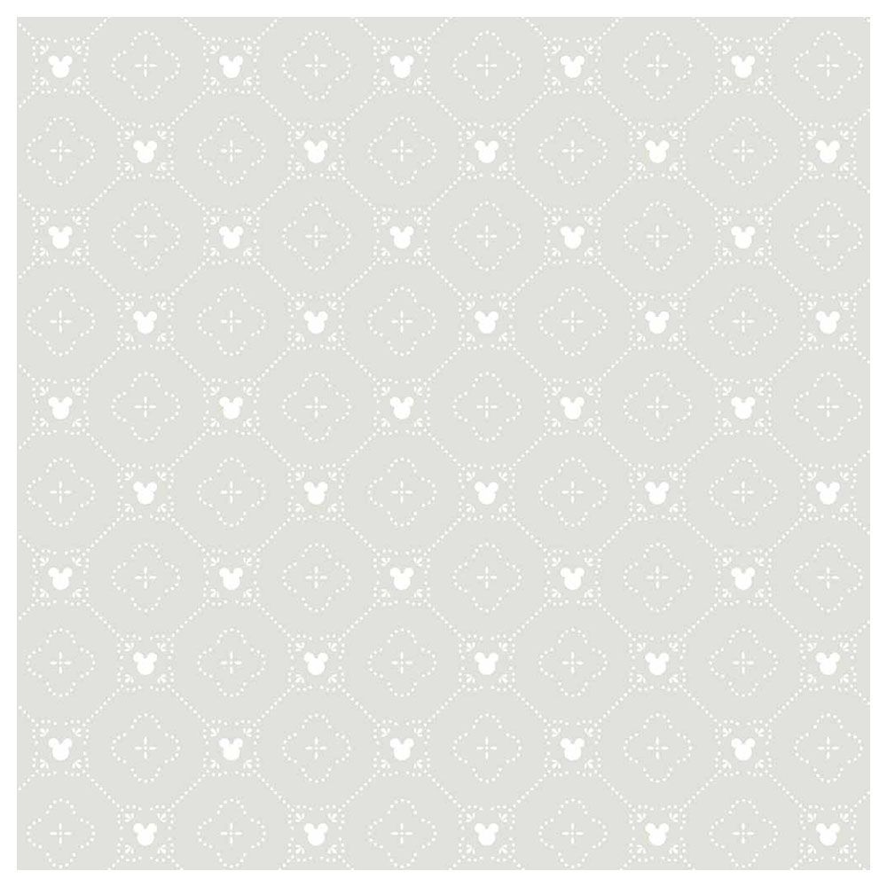 Mickey Mouse - Argyle Wallpaper - Beige