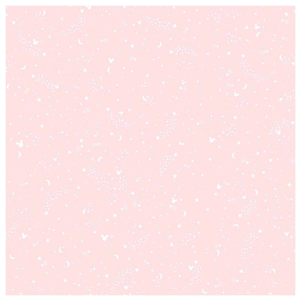 Mickey Mouse - Star Wallpaper - Pink