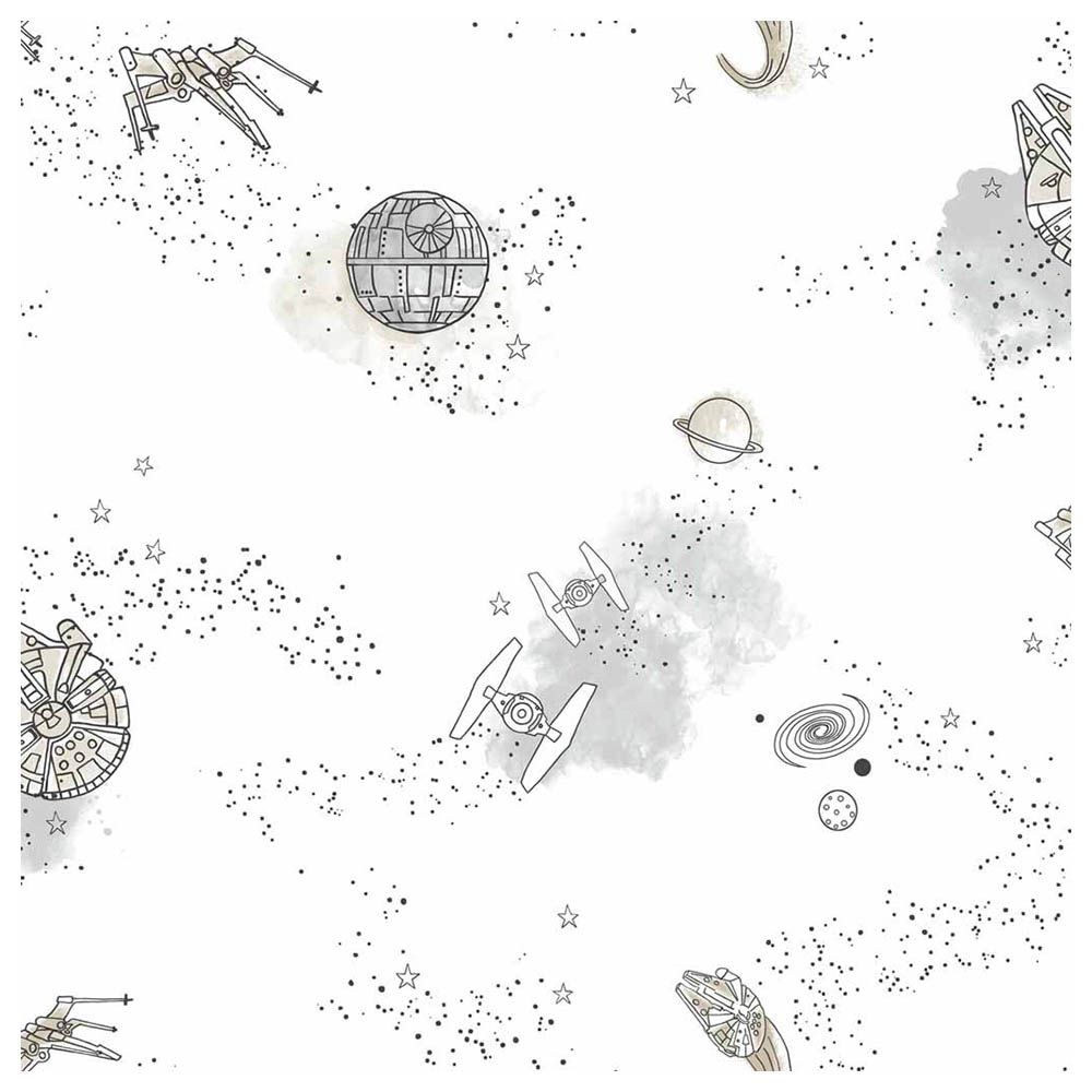 Star Wars - Good Night Galaxy Wallpaper - Metallic