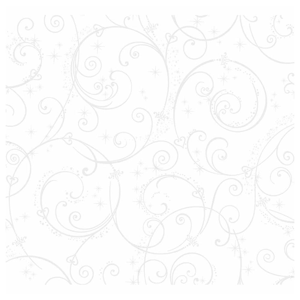 Disney Princess - Perfect Scroll Wallpaper - Silver