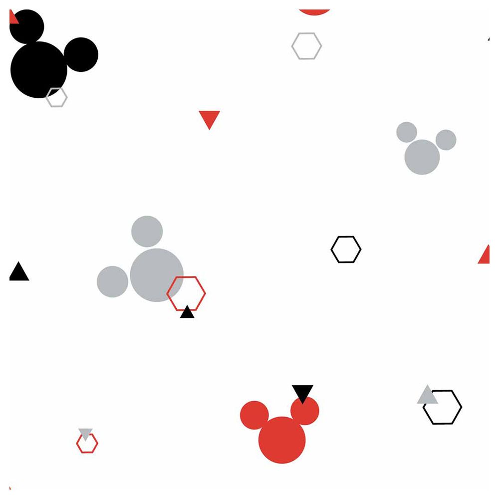 Mickey Mouse - Different Shapes Wallpaper - Red