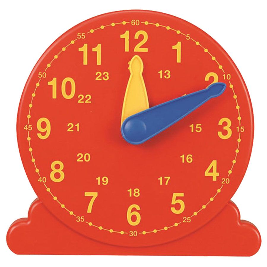 Gigo - Student Magnetic Teaching Clock - Red