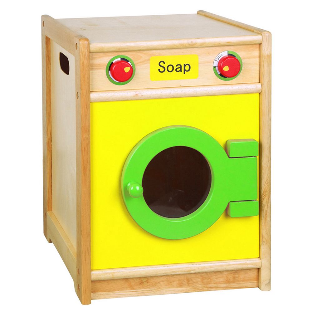 Viga - Wooden Washing Machine - Yellow