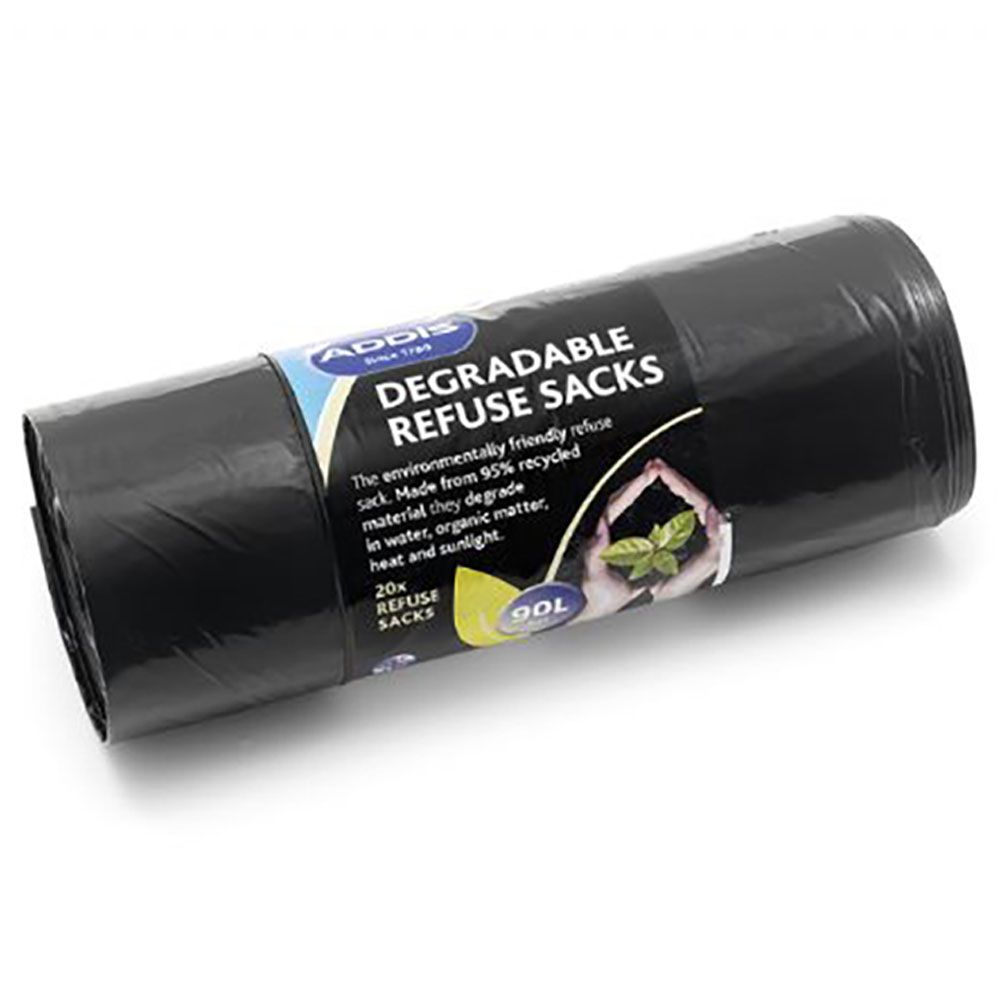 Addis - Degradable Waste Bags (20 Sacks) 90L