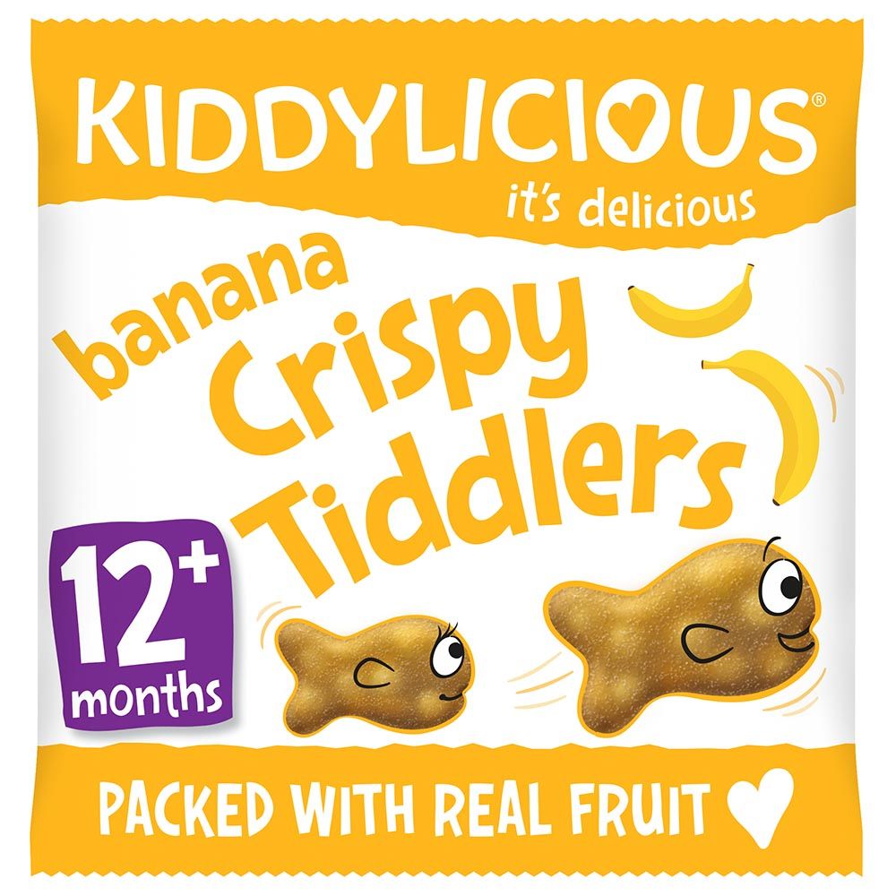 Kiddylicious - Banana Crispy Tiddlers - 12g