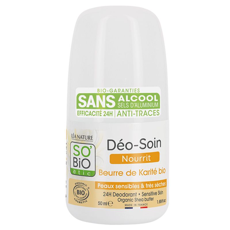 So Bio - Organic Deodorant Roll On - Organic Shea Butter