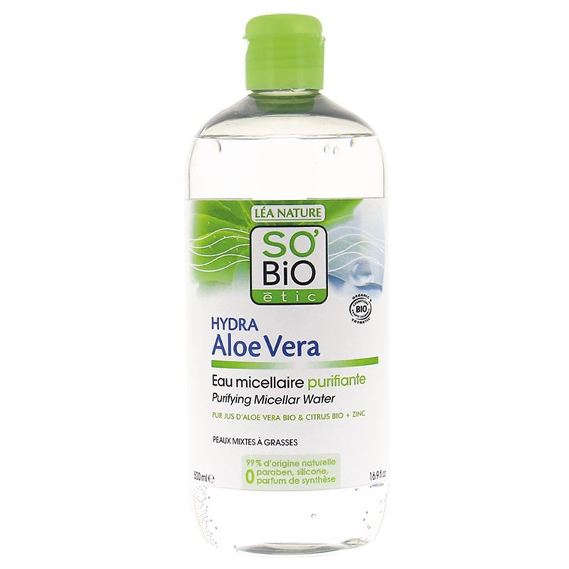 So Bio - Organic Aloe Purifying Micellar Water - 500ml