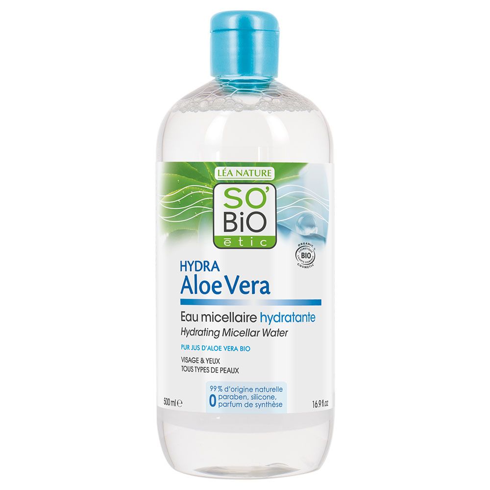 So Bio Organic Aloe Vera Cleansing Micellar Lotion 500ml
