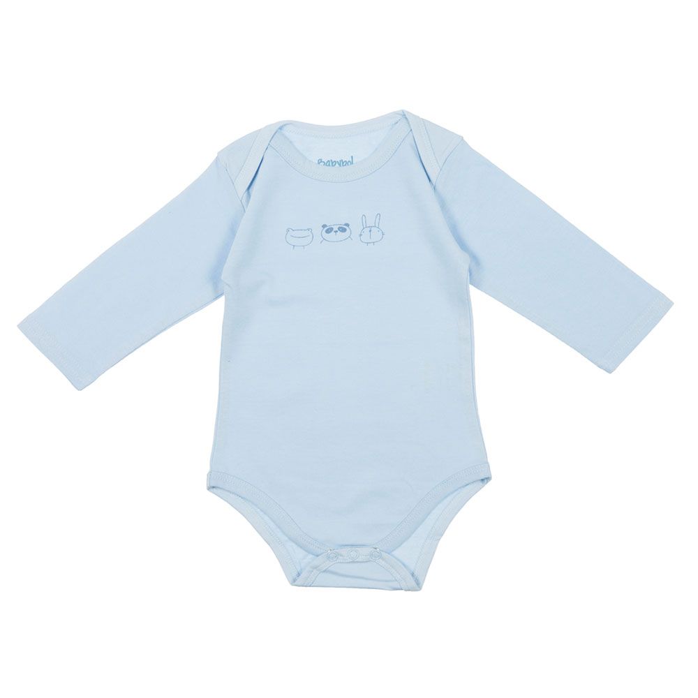Babybol - Long Sleeves Baby Bodysuit - Blue