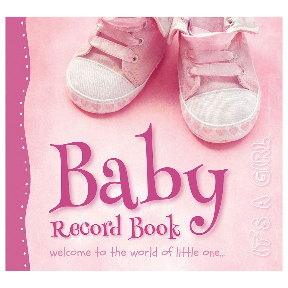 كتاب ذكريات الطفولة للبنات Baby Record Book - Girl