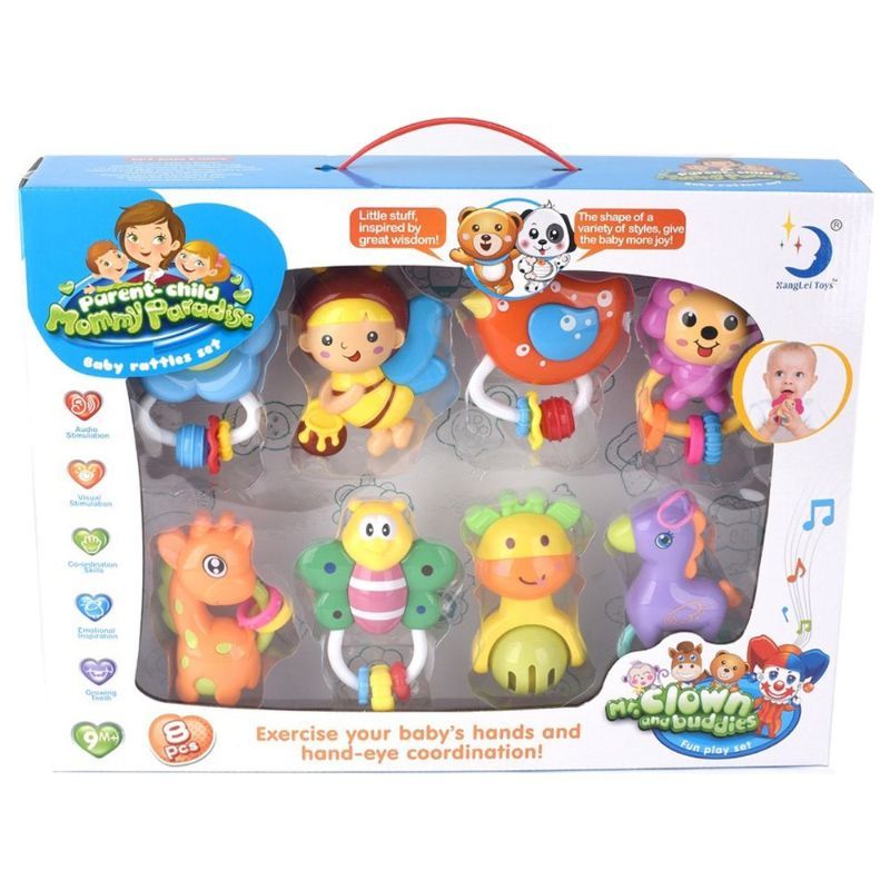 Xanglei Toys - Baby Rattle Play Set 8pcs