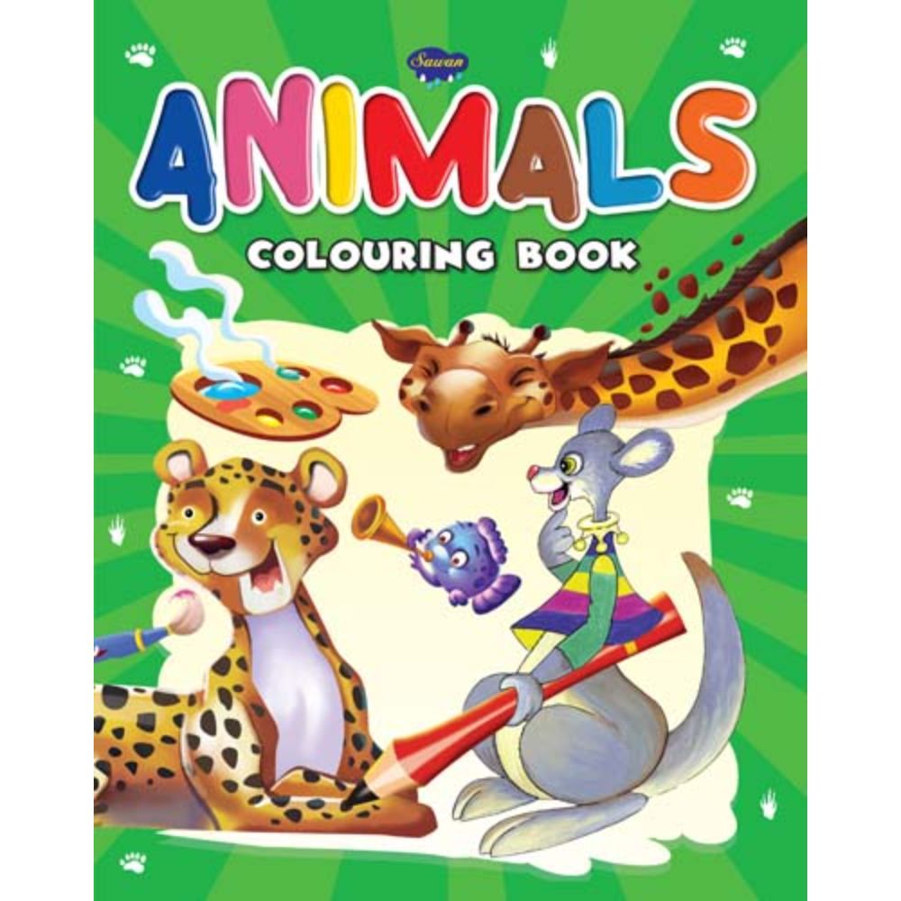 Sawan Animals Colouring Book