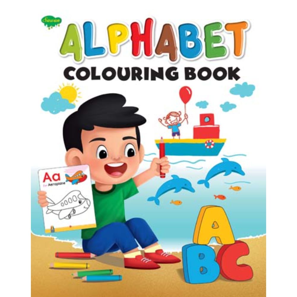 Sawan Alphabets Colouring Book