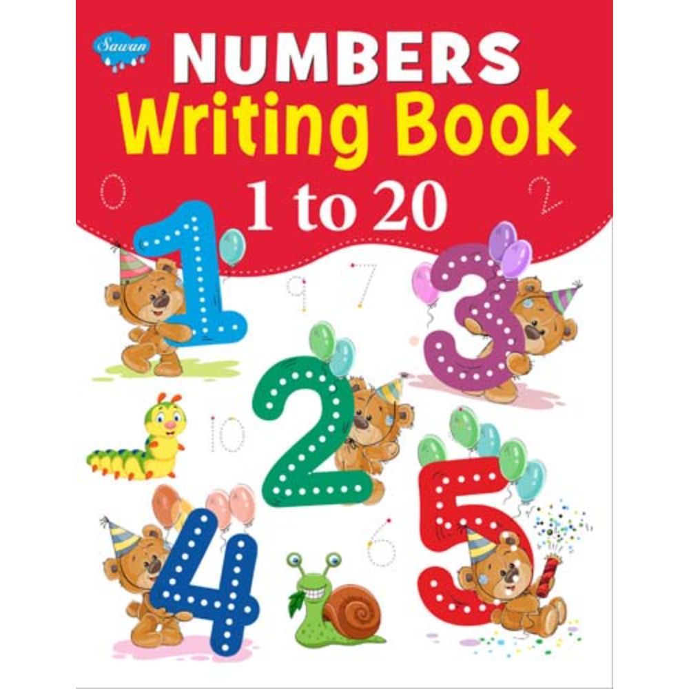 كتاب Numbers Writing Book 1 to 20