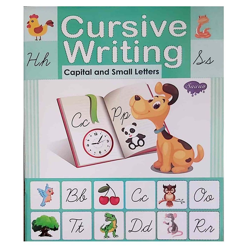 Cursive Writing Book - Small & Capital Letters