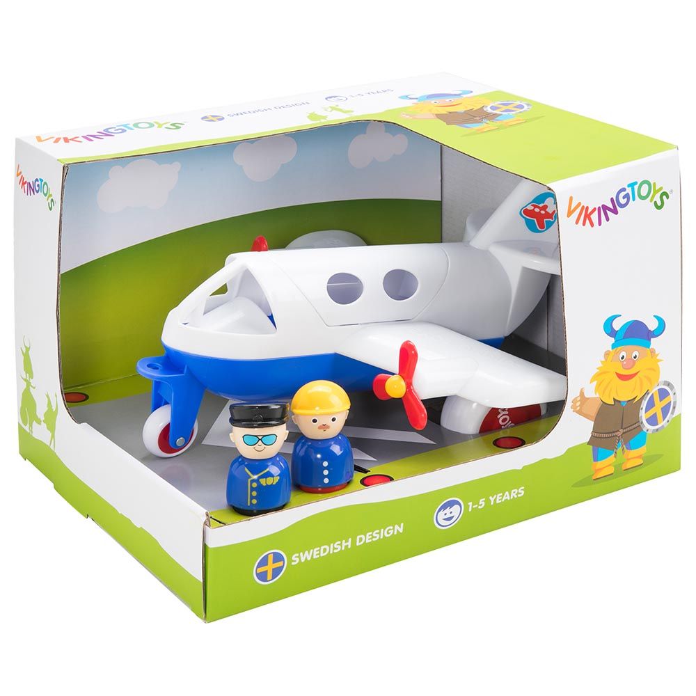 Viking Toys - Jumbo Plane w/ 2 Figures