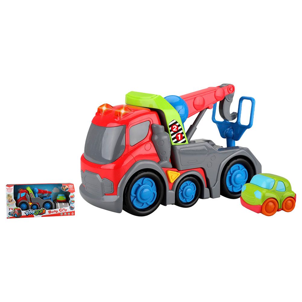 Kiddy Go - Free Wheel Recovery Truck w/ Lights & Sound