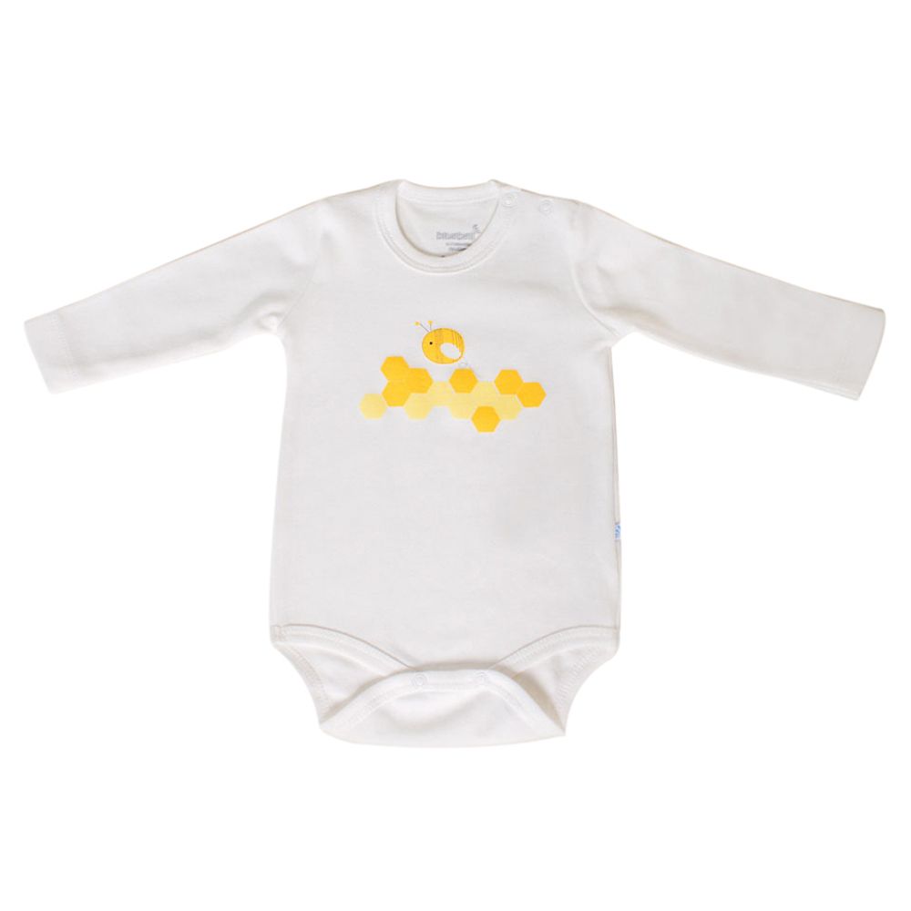Bluebell - Honey Bee Bodysuit - White