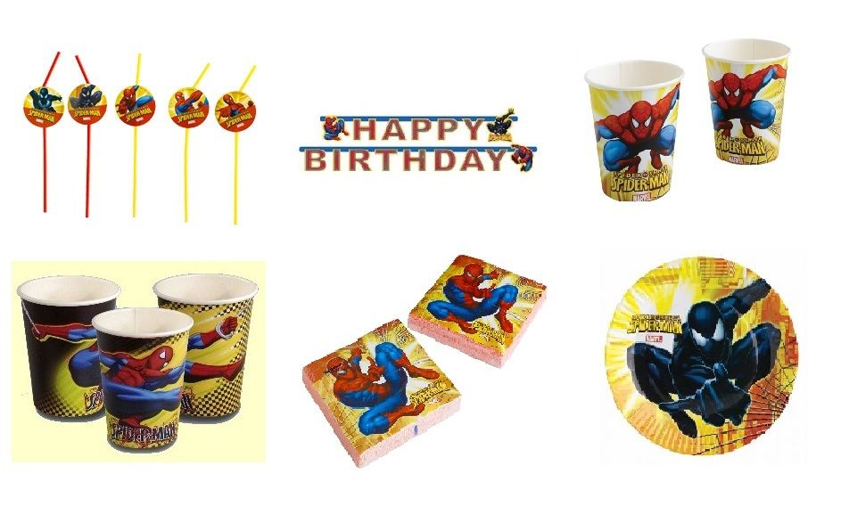 Spiderman Party Pack (Upto 40 Kids)