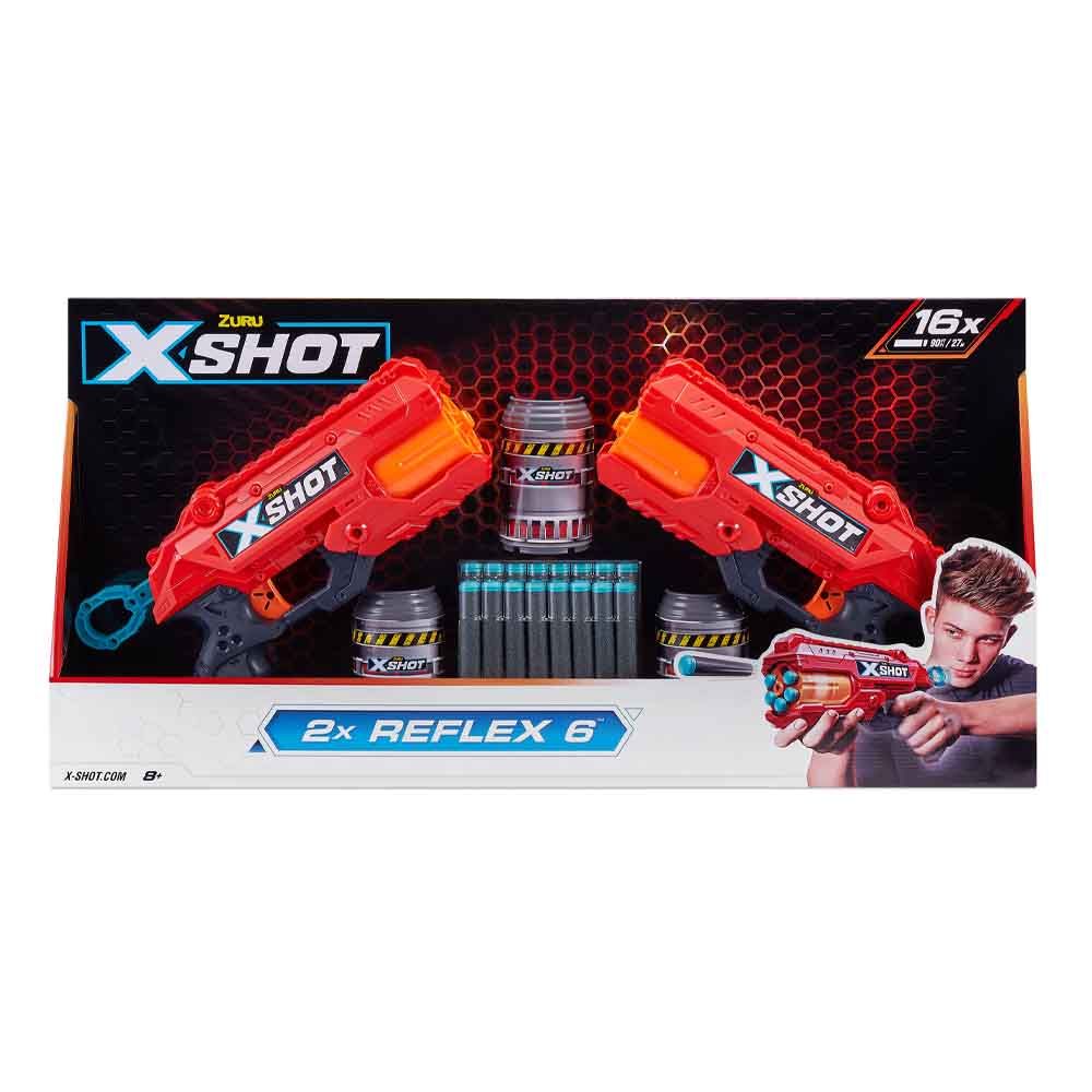 X Shot - Excel Reflex 6 Double Pack Shooter Gun