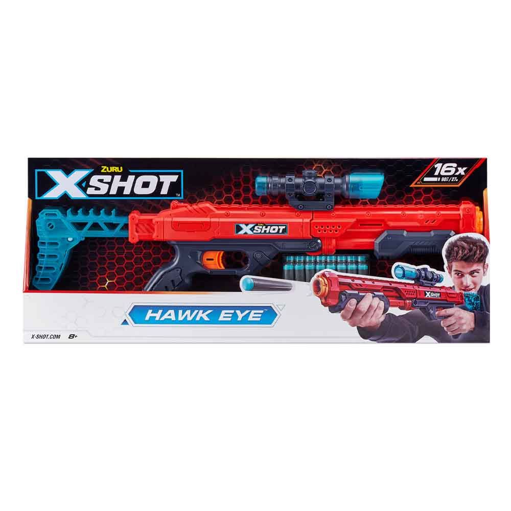 X Shot - Excel-Hawk Eye (16Darts) Shooter Gun