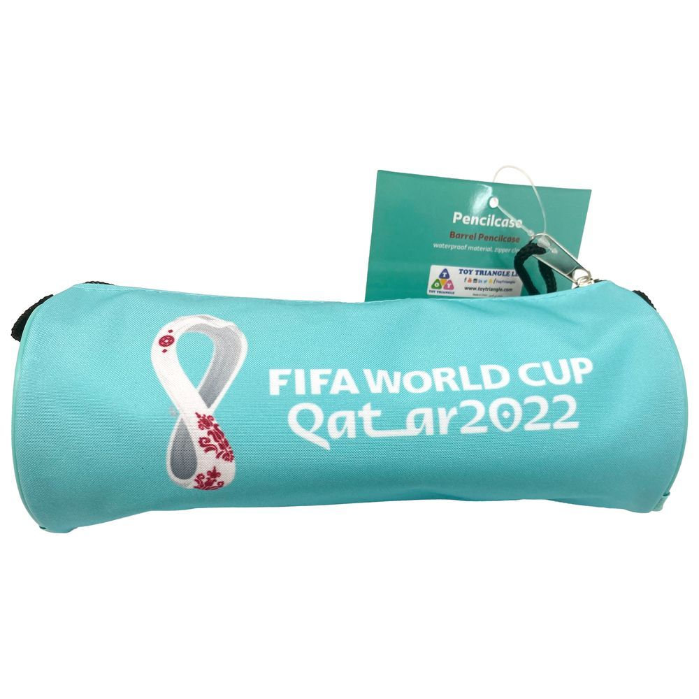 Fifa - 2022 Emblem Barrel Pencil Pouch -  Teal