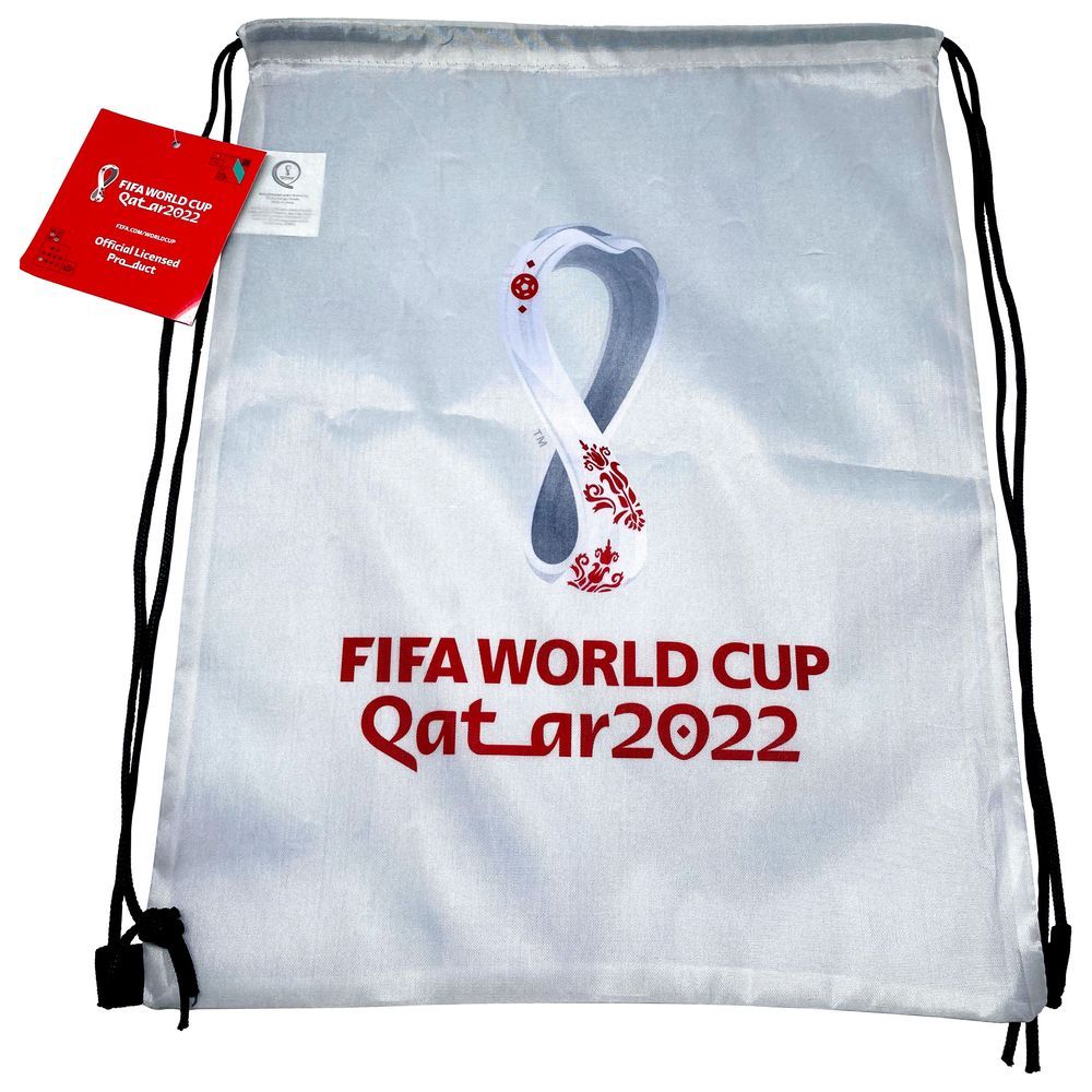 Fifa - 2022 Emblem Drawstring Bag - White
