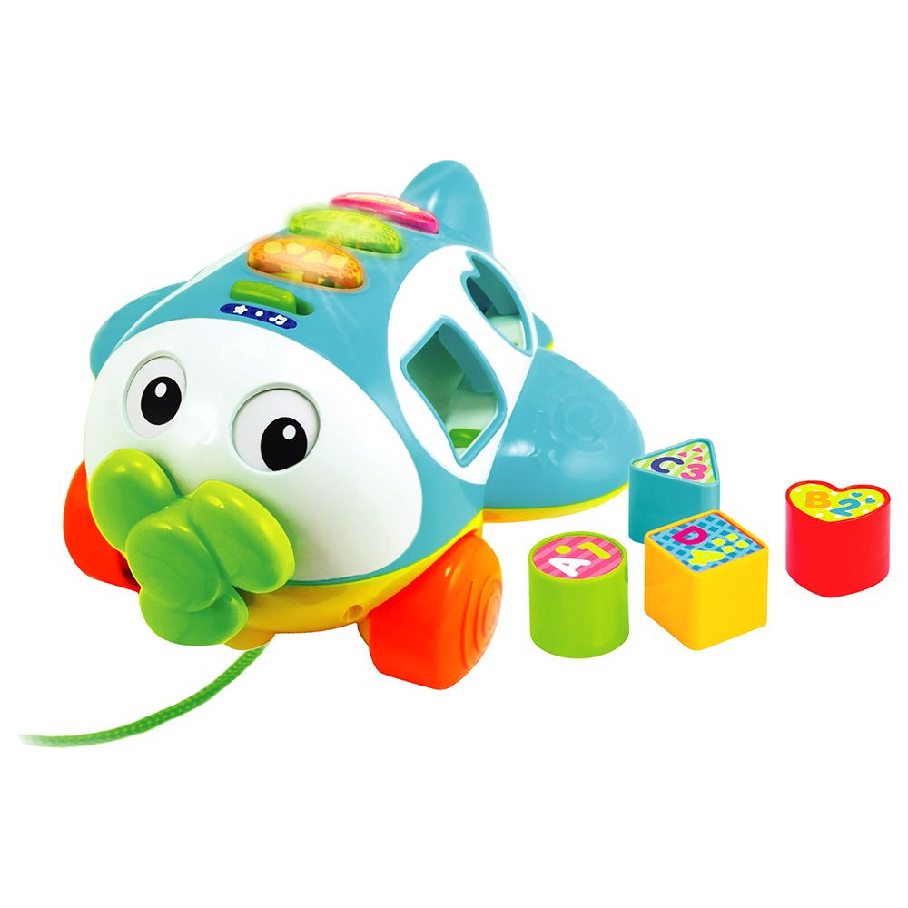 WinFun - Sort N Learn Pull Along Plane Toy