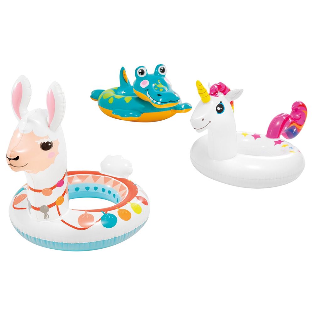 عوامة سباحة دائرية قابلة للنفخ - حيوانات كبيرة - متنوع