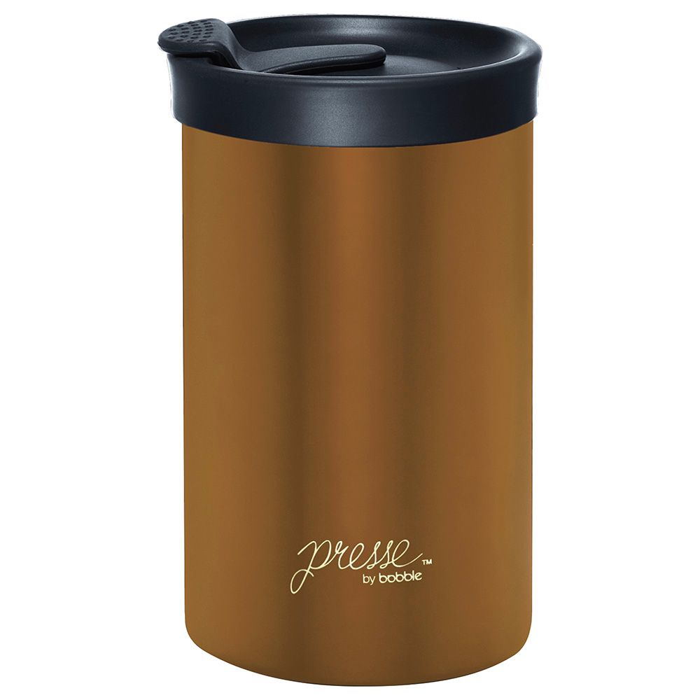 بوبل - كوب قهوة بغطاء - 13 أوقية - نحاسي