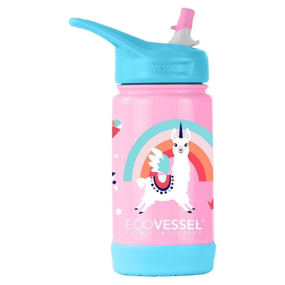 Ecovessel - Frost Kids Trimax Insulated SS Water Bottle 12oz/355ml - Llama