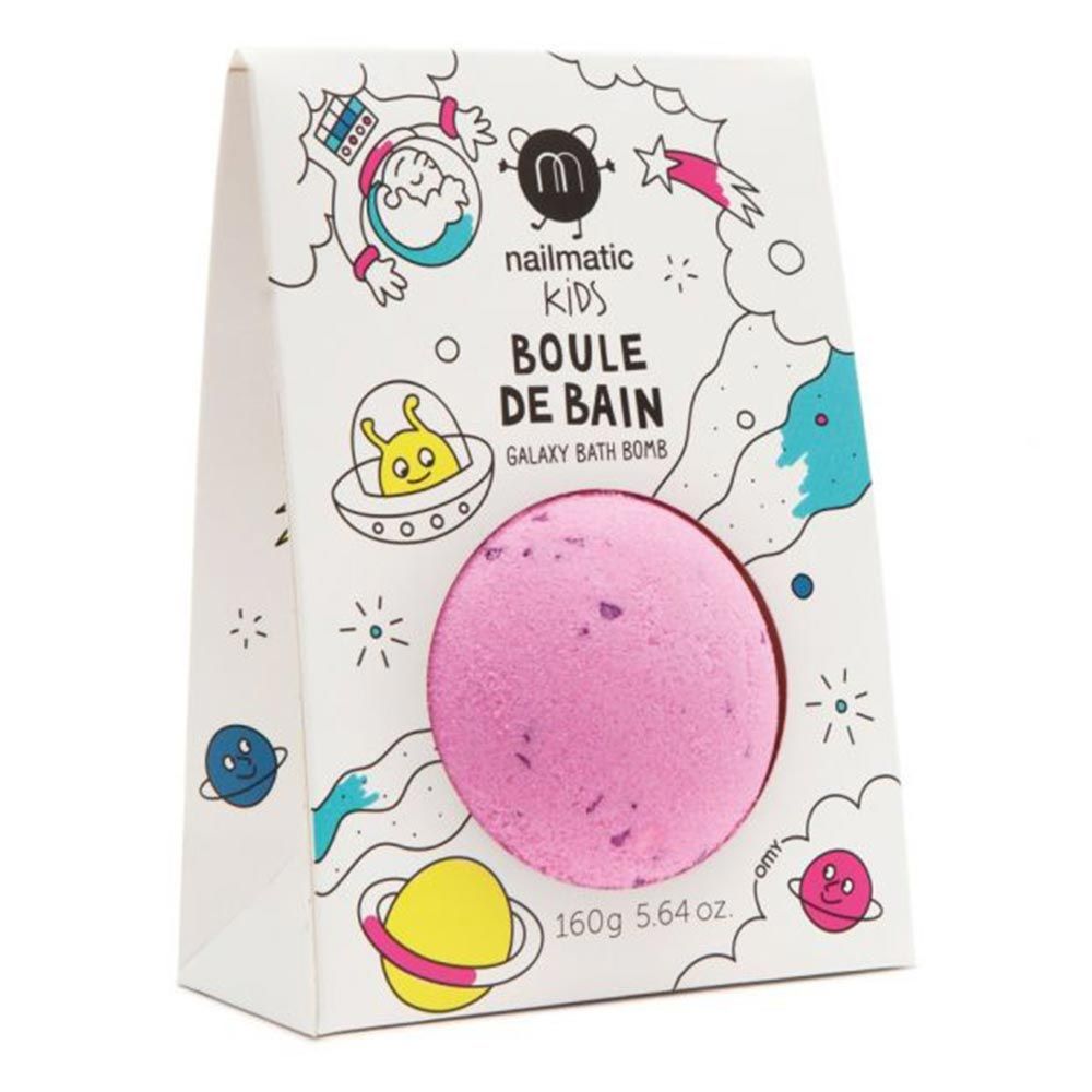 NK - Bath Bomb with Pack Pink - Purple Dots
