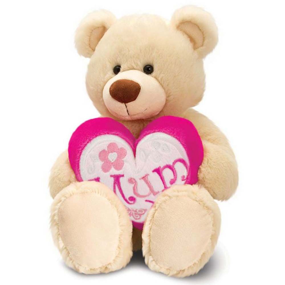Keel Toys - 25cm Mother's Day Rufus Bear w/ Heart