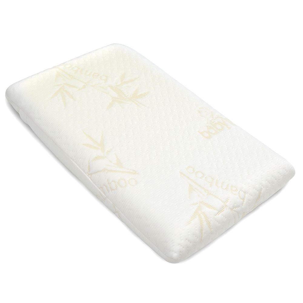 Babyworks - Baby 1st Pillow with Bamboo Pillow Case - White