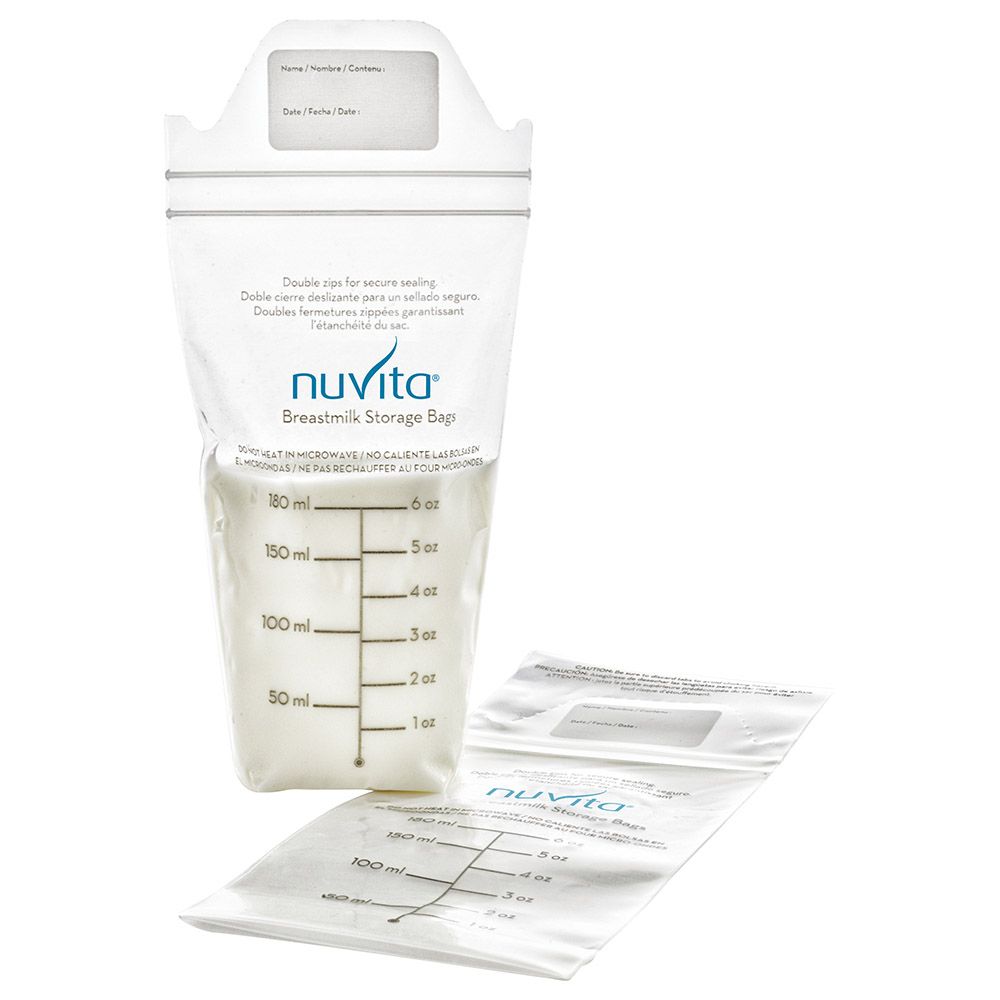نوفيتا أكياس تخزين حليب الثدي عدد 25 أبيض
