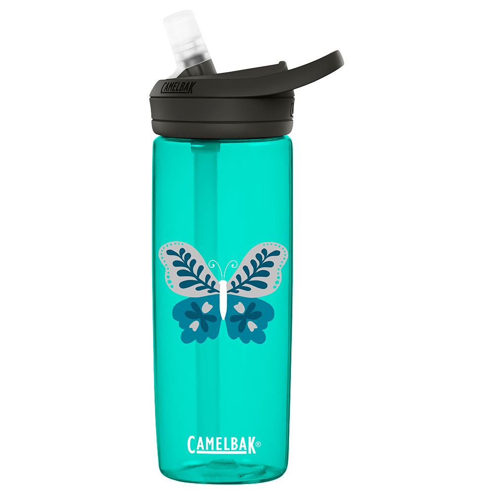 CamelBak - Eddy Folk Butterfly Water Bottle 600ml - Blue