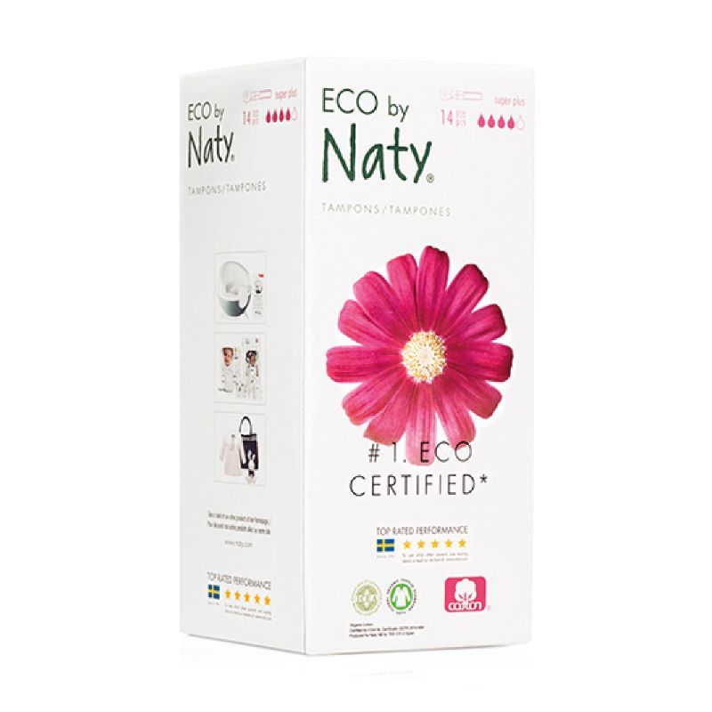 Naty - Tampons Super Plus Applicator, x14