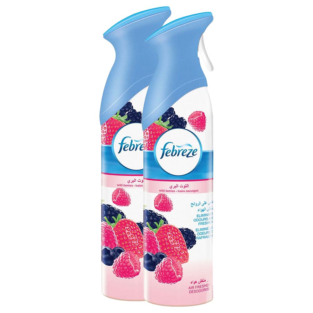 Febreze - Air Freshener Wild Berries Spray 300ml Pack of 2