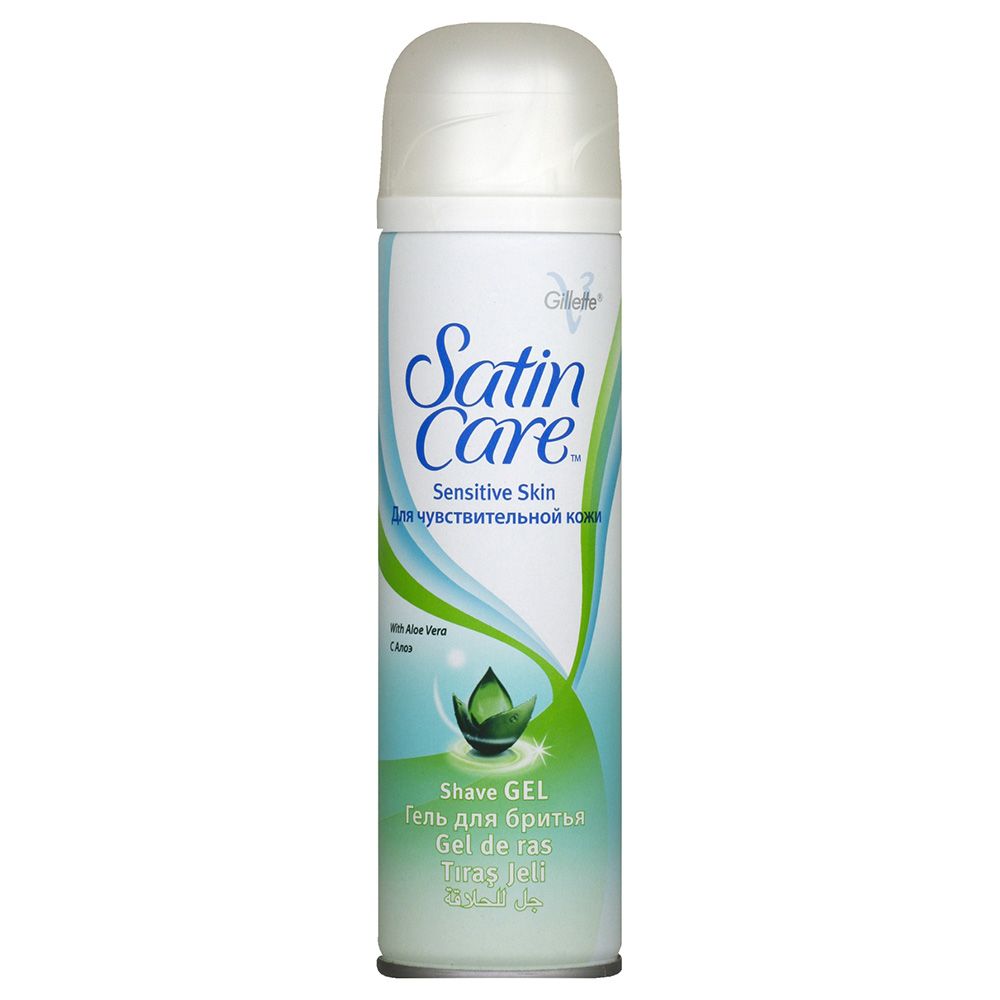 Gillette Satin Care Sensitive Shaving Gel 200ml