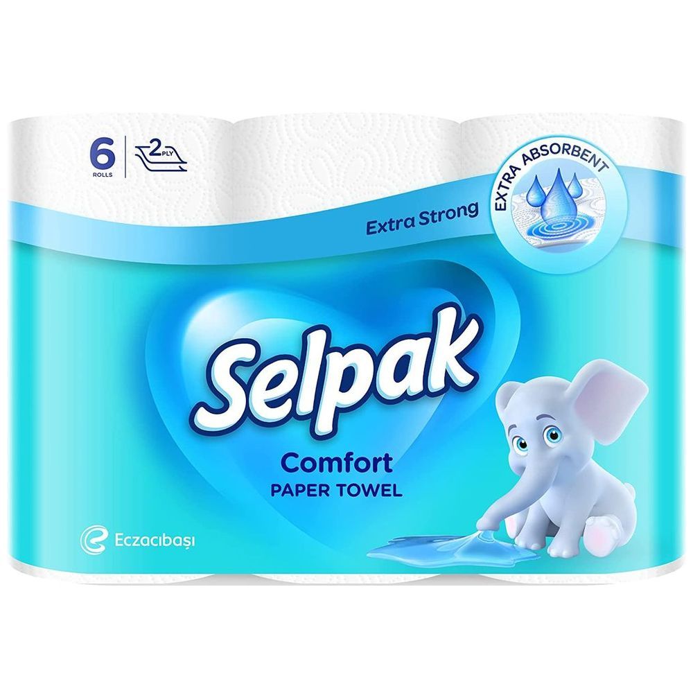 Selpak - Kitchen Towel Comfort, 6 Rolls