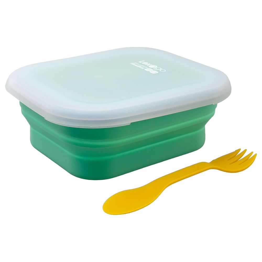 Lexngo - Silicone Collapsible Flexi Box - Medium - Green