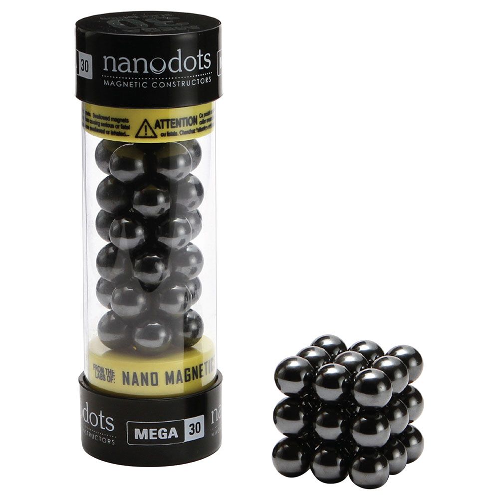 Nano Magnetics - Mega Nanodots 30 Magnetic Dots - Black