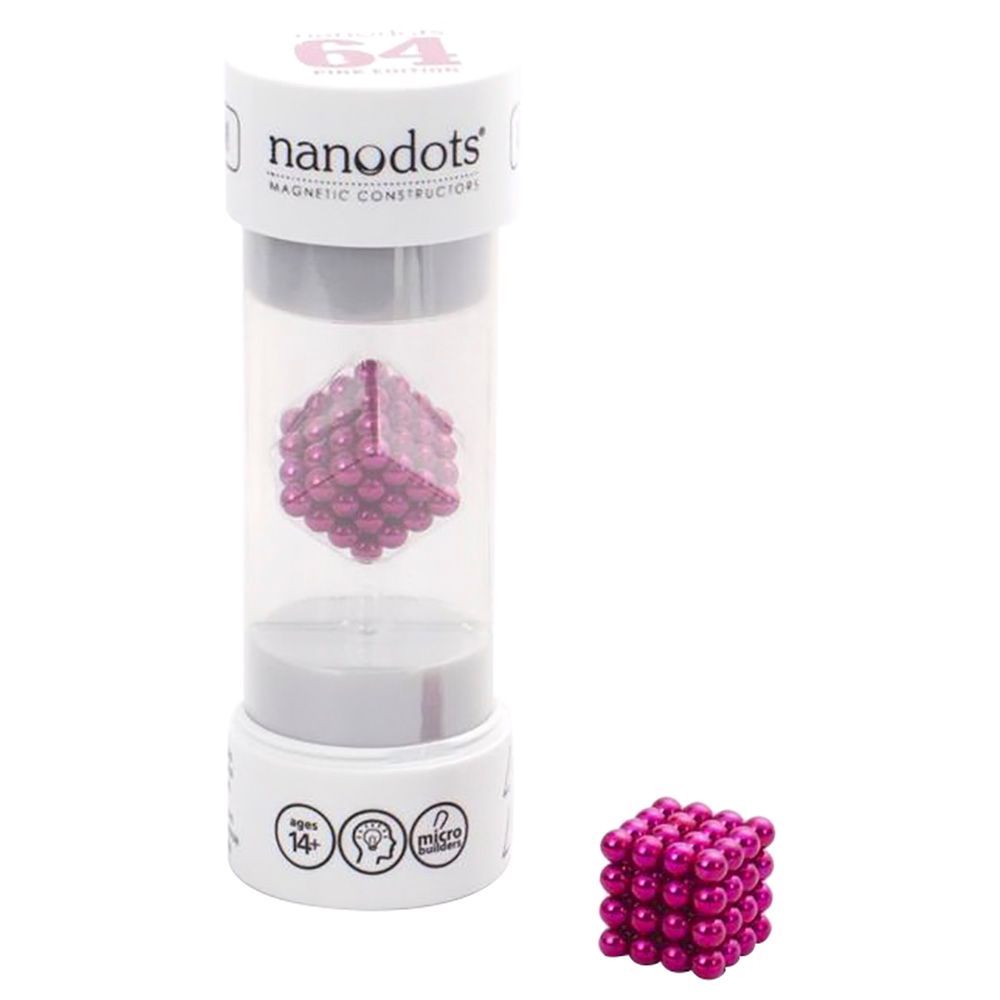 Nano Magnetics - Nanodots 64 Pink Magnetic Dot