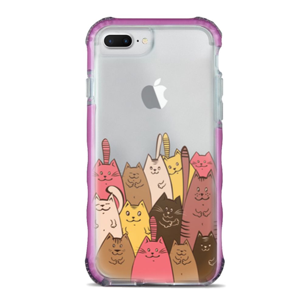 iOrigin - iPhone 7 Clear Bumper Case - Cats