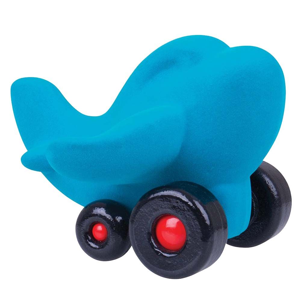 Rubbabu - Charles The Airplane Large - Turquoise